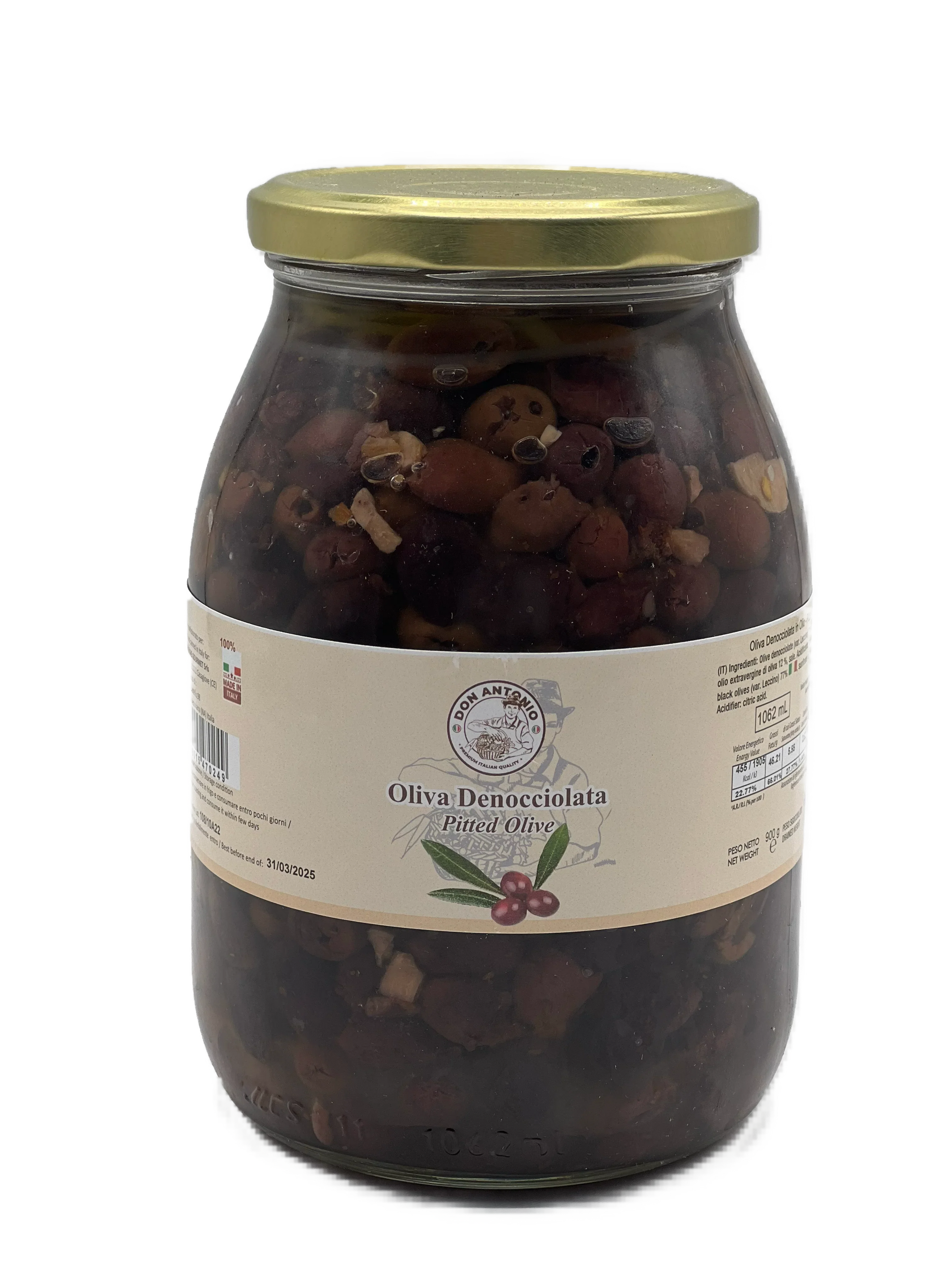 Olive Denocciolate in OSG 1062 ml   Don Antonio
