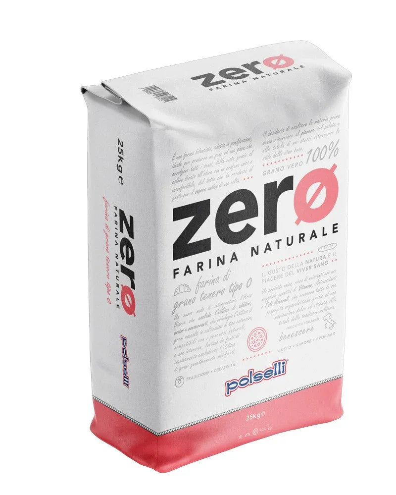 Farina Tipo "0" Linea Zero Naturale  - Polselli 25 kg
