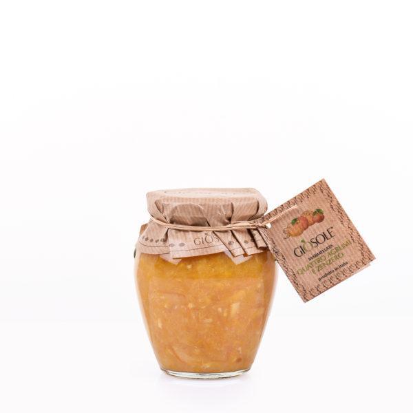 Marmellata quattro agrumi e zenzero 330g