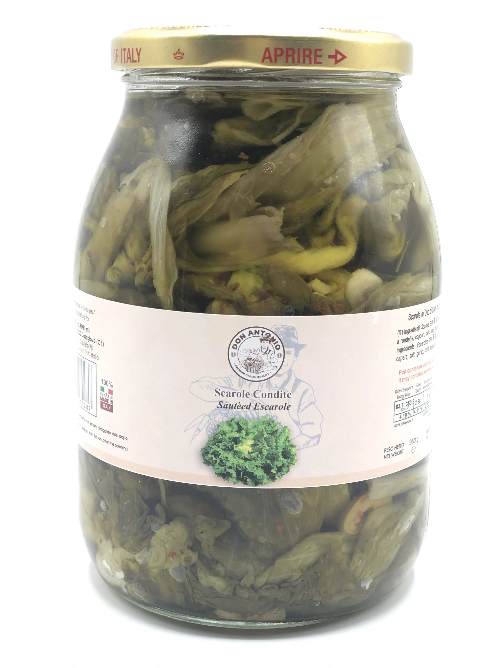 Scarole condite in Olio Don Antonio